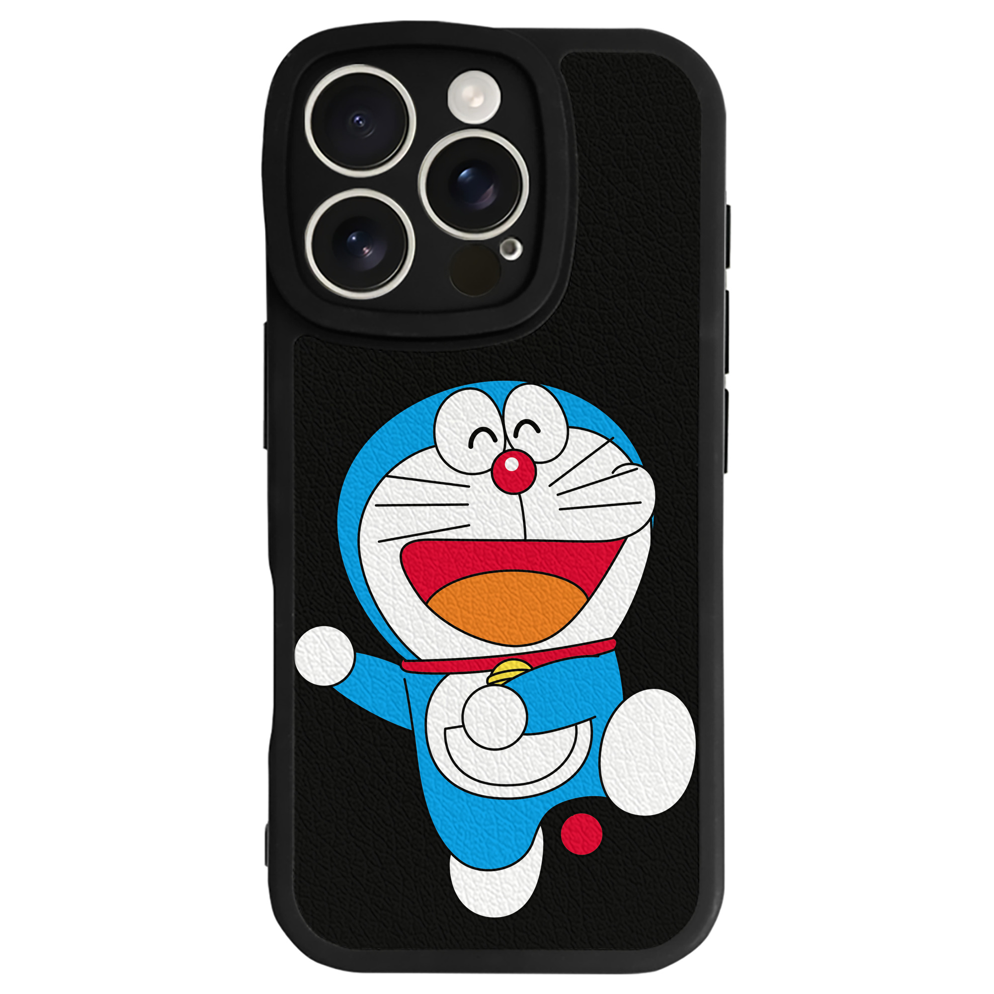 （画像用） ドラえもん Doraemon 【iPhone 16シリーズ対応】シリコンスマホケース（レザー調） 材質：シリコン